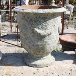 Matériaux d'Antan : VASE ANDUZE EN PIERRE RECONSTITUEE PM H54