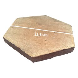 Matériaux d'Antan : TOMETTE HEXAGONALE NEUF FAIT MAIN A L'ANCIENNE 13.5x1.5