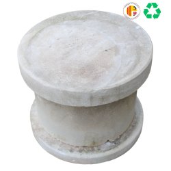 Matériaux d'Antan : PETIT SOCLE ANCIEN EN PIERRE H41