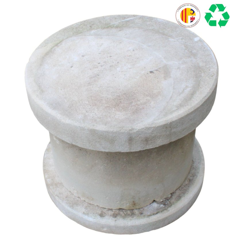 Matériaux d'Antan : PETIT SOCLE ANCIEN EN PIERRE H41