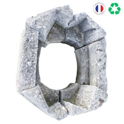 Matériaux d'Antan : OEIL DE BOEUF ANCIEN H50