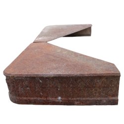 Matériaux d'Antan : PAIRE DE COINS DE CHEMINÉE EN FONTE H13