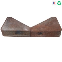 Matériaux d'Antan : PAIRE DE COINS DE CHEMINÉE EN FONTE H13