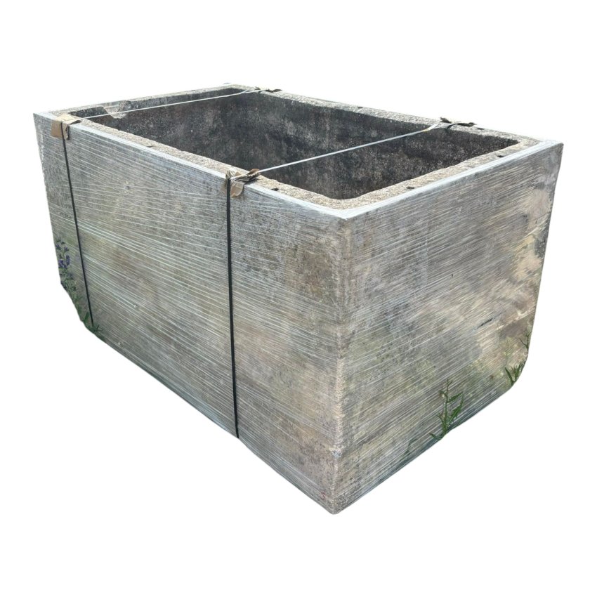 Matériaux d'Antan : GRAND BAC EN PIERRE ANCIEN L152