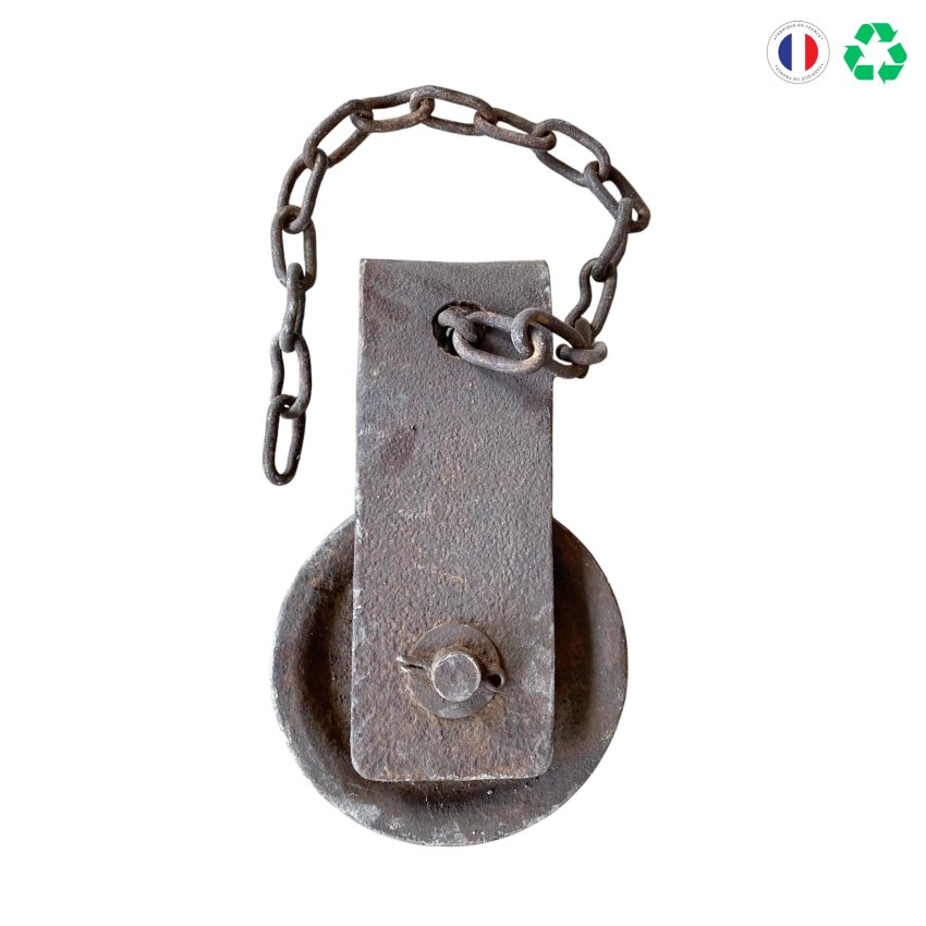 Matériaux d'Antan : POULIE ANCIENNE H7