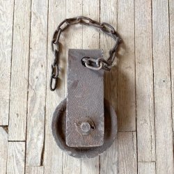 Matériaux d'Antan : POULIE ANCIENNE H7