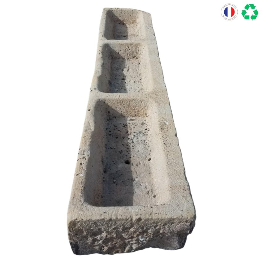 Matériaux d'Antan : AUGE 3 BACS EN PIERRE L240