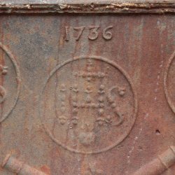 Matériaux d'Antan : PLAQUE DE CHEMINEE FONTE H86