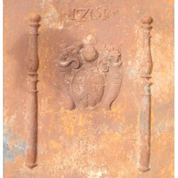 Matériaux d'Antan : PLAQUE DE CHEMINEE H97