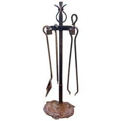 Matériaux d'Antan : ENSEMBLE ACCESSOIRES CHEMINÉE H83
