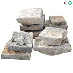 Matériaux d'Antan : COUVERTINES DE MUR ANCIENNES EN PIERRE