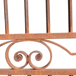 Matériaux d'Antan : Grille de portail, en ferronnerie d’art à deux vantaux.