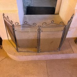 Matériaux d'Antan : PARE-FEU ANCIEN DE CHEMINEE H62