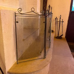 Matériaux d'Antan : PARE-FEU ANCIEN DE CHEMINEE H62