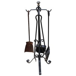 Matériaux d'Antan : SERVITEUR EN FER COMPLET H65