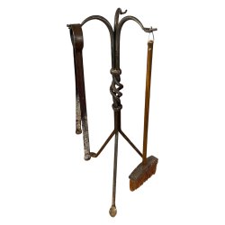 Matériaux d'Antan : TREPIED AVEC ACCESSOIRES H63