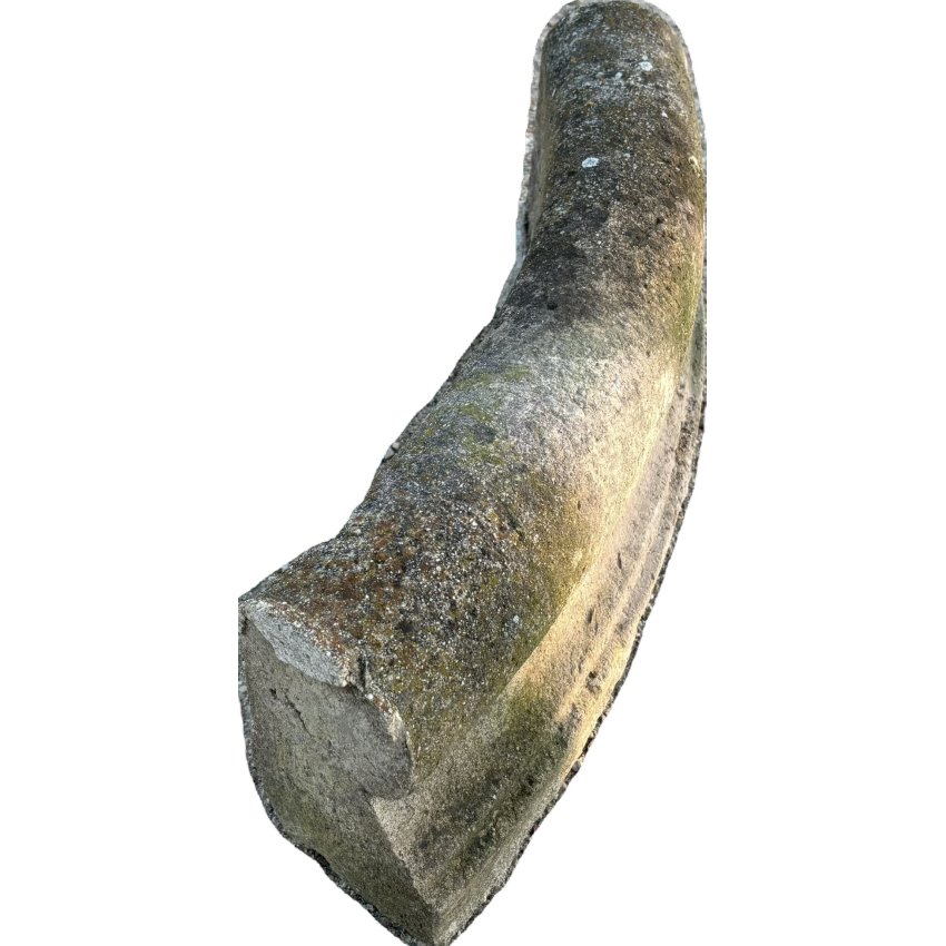 Matériaux d'Antan : BORDURE ARRONDIE EN BETON