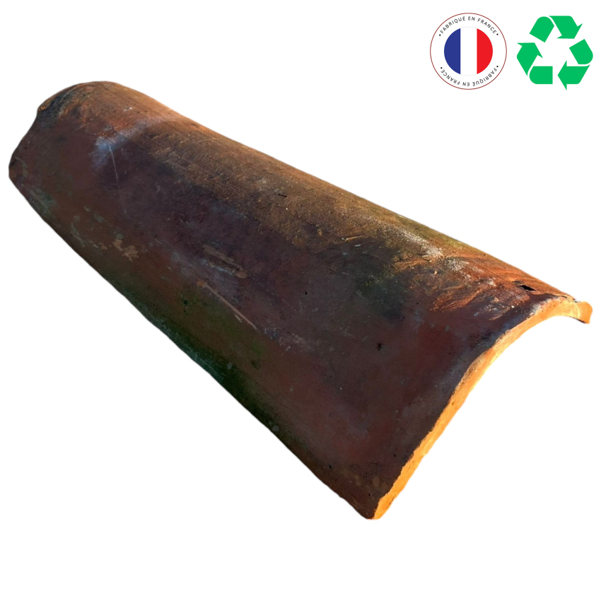 Matériaux d'Antan : TUILE CANAL MM ROUGE