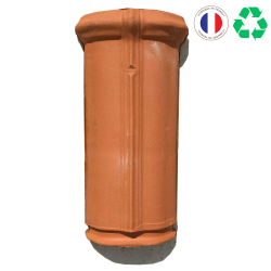 Matériaux d'Antan : TUILE DE FAÎTAGE MONIER ROUMAZIERE ARRONDIE