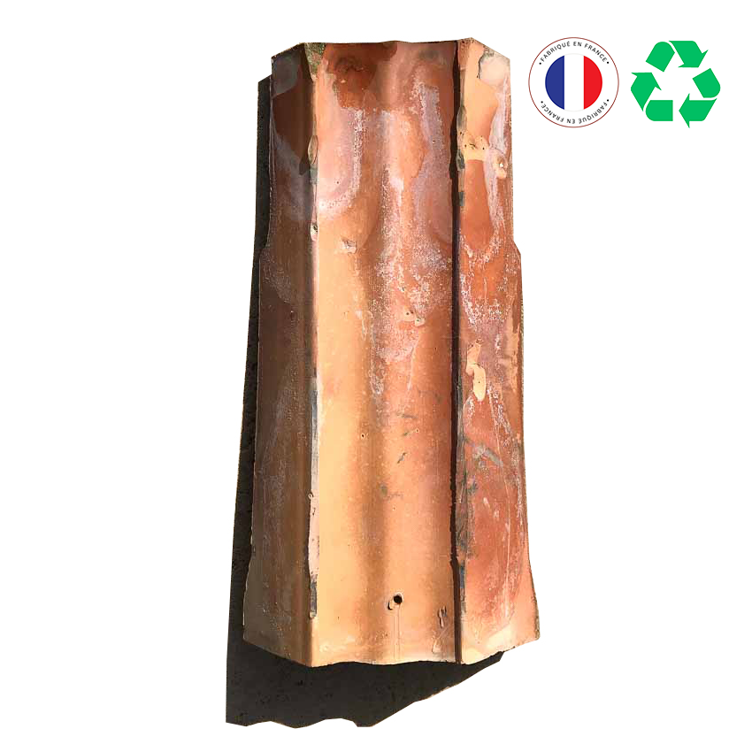 Matériaux d'Antan : TUILE STOP (DESSOUS)