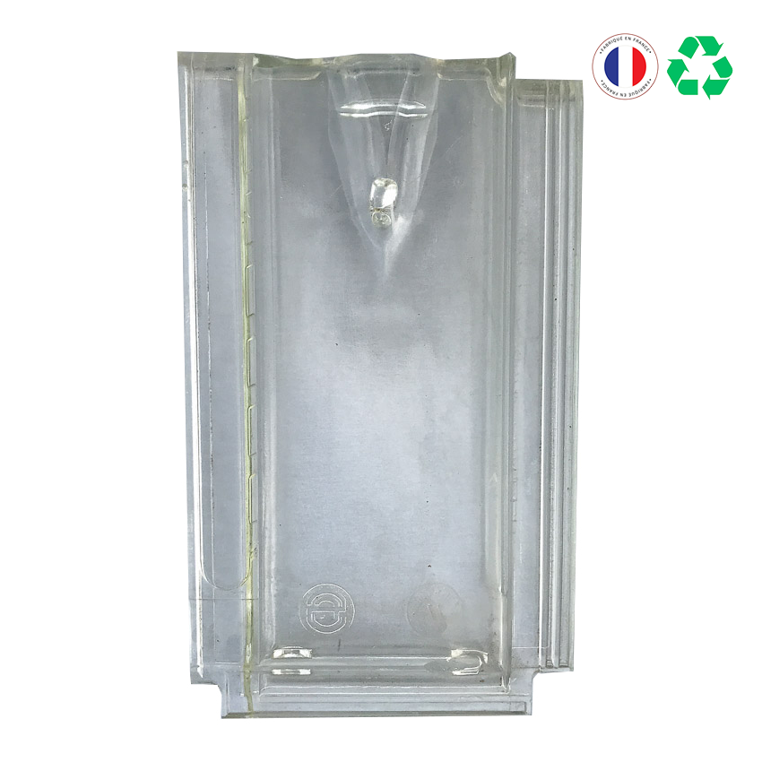 Matériaux d'Antan : TUILE PLATE EN VERRE
