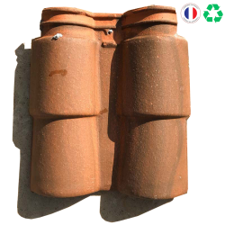 Matériaux d'Antan : TUILE DOUBLE ROUMAZIERE TBF 16