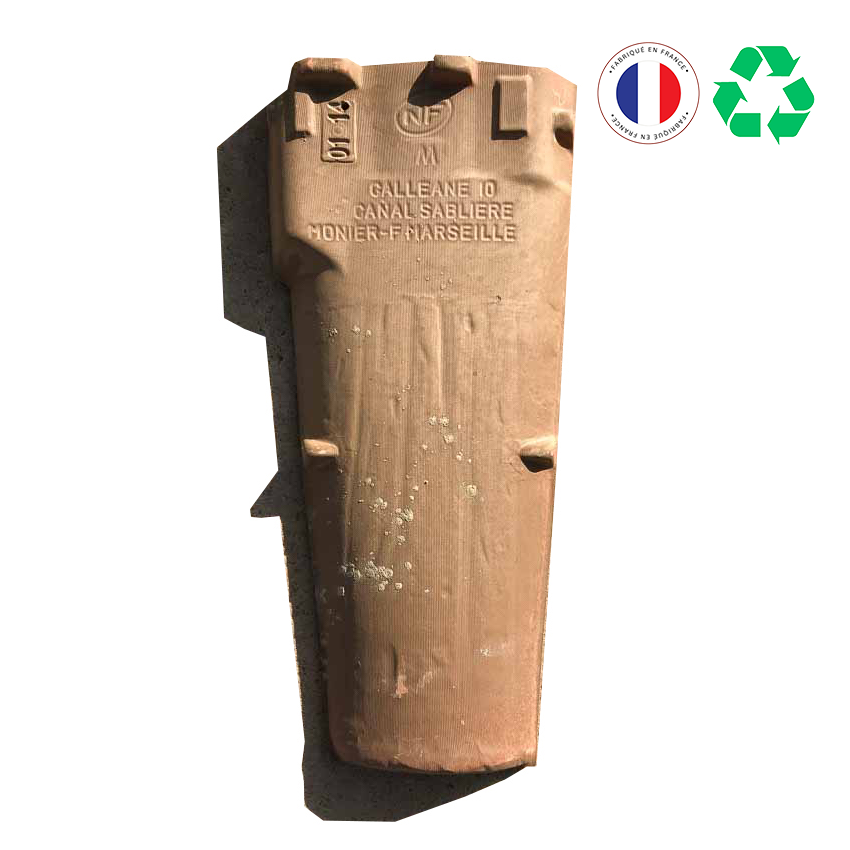 Matériaux d'Antan : TUILE CANAL SABLIERE GALLEANE 10