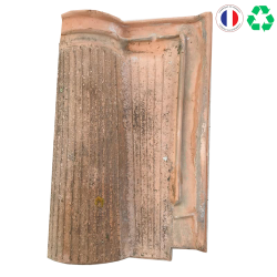 Matériaux d'Antan : TUILE ROMANE A STRIES MOYENNES