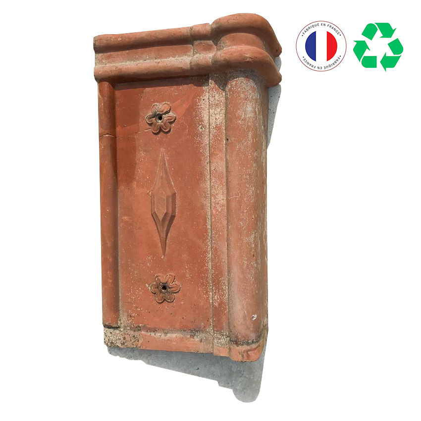 Matériaux d'Antan : TUILE RIVE MARSEILLAISE GAUCHE