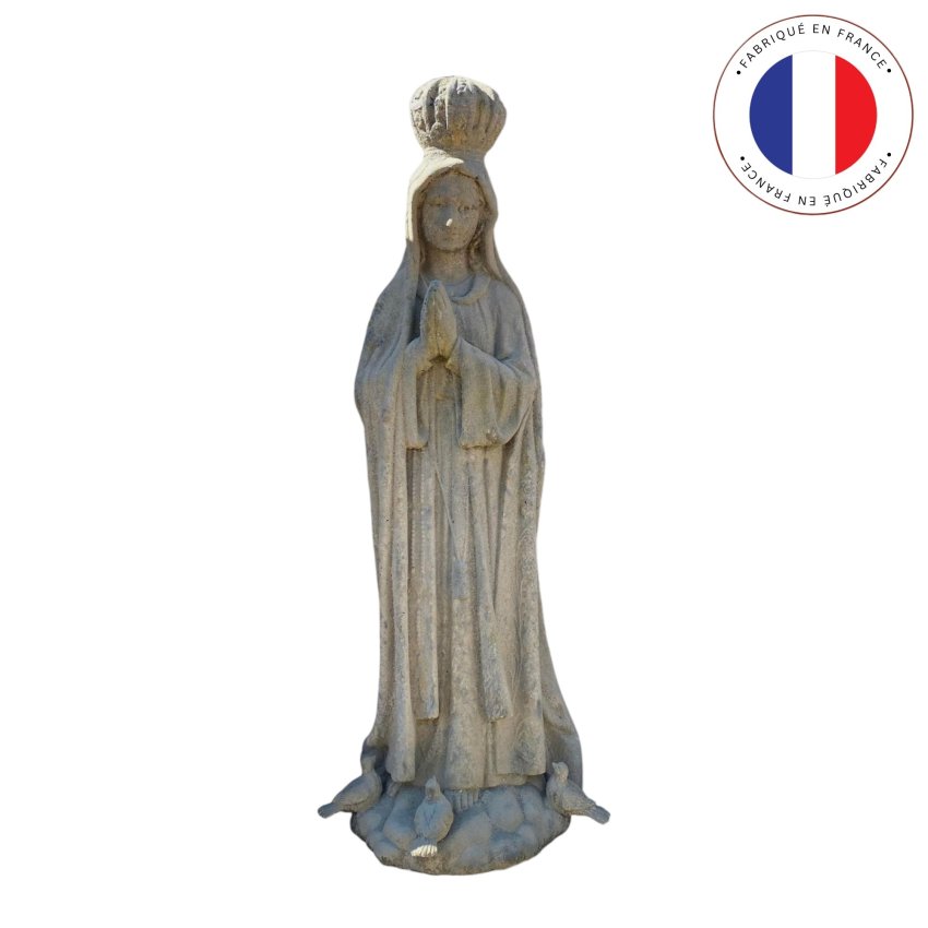 Matériaux d'Antan : STATUE DE LA VIERGE COURONNE GM