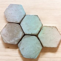 Matériaux d'Antan : TOMETTE HEXAGONALE 15x1,5