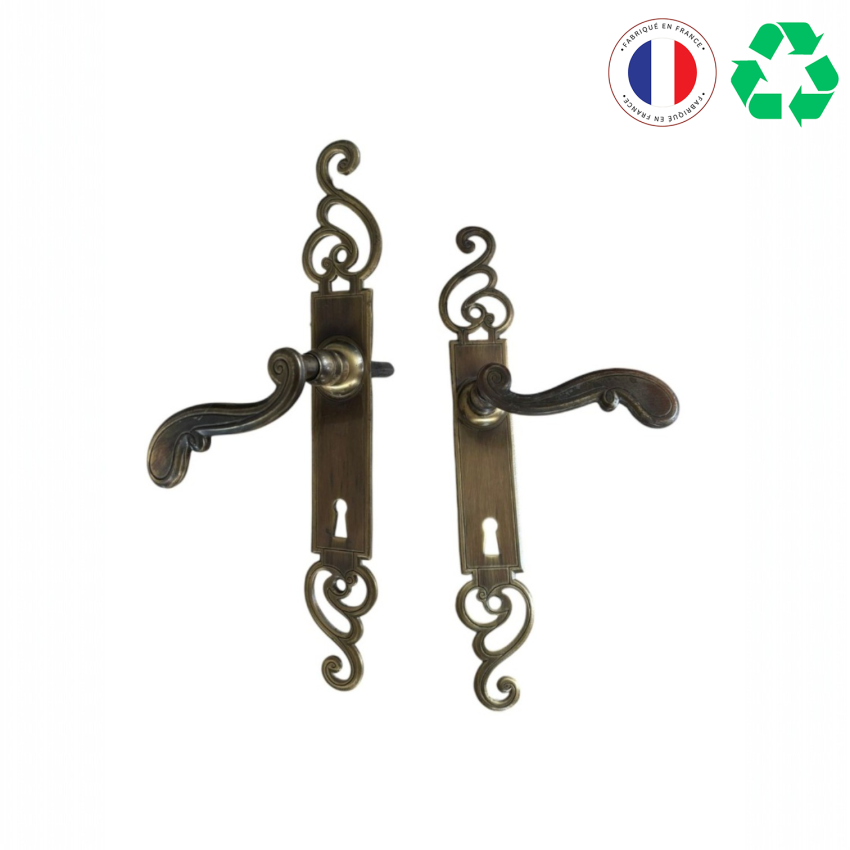 Matériaux d'Antan : PAIRE DE POIGNÉES EN LAITON