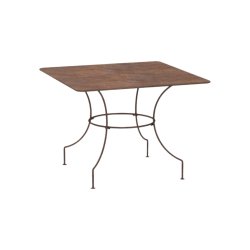 Matériaux d'Antan : PETITE TABLE CARREE EN FER H74