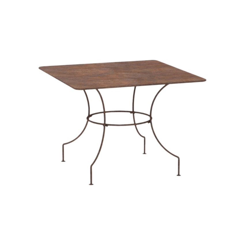 Matériaux d'Antan : PETITE TABLE CARREE EN FER H74