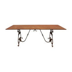 Matériaux d'Antan : TABLE DE JARDIN RECTANGULAIRE L222