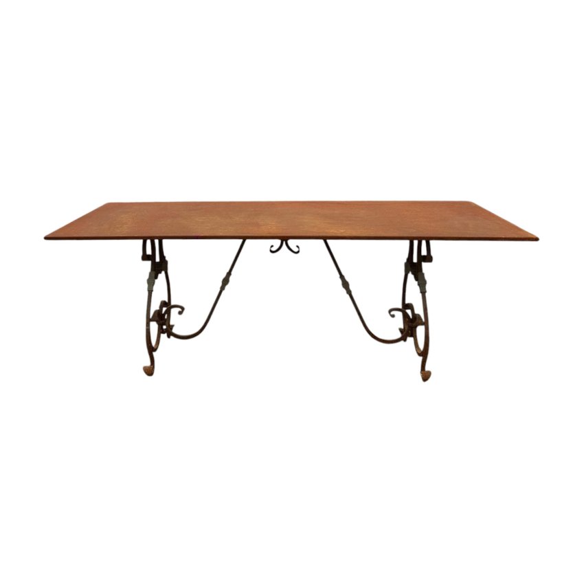 Matériaux d'Antan : TABLE DE JARDIN RECTANGULAIRE L222