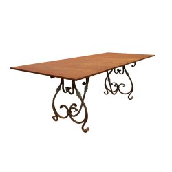 Matériaux d'Antan : TABLE DE JARDIN RECTANGULAIRE L222