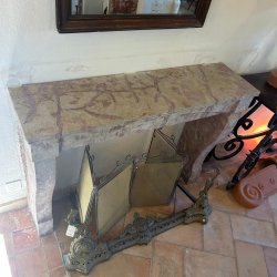 Matériaux d'Antan : CHEMINÉE PIERRE BOURGONE H100