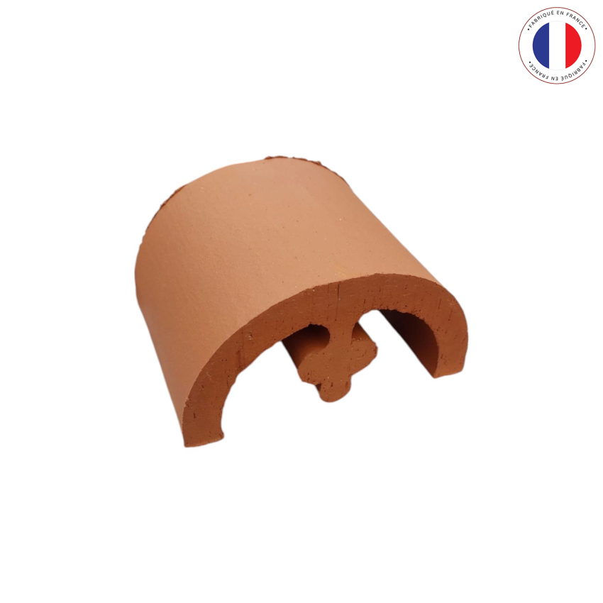 Matériaux d'antan : ARQUET TREFLE EN TERRE CUITE 15X18,5