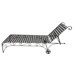 Matériaux d'antan : CHAISE LONGUE FER H98