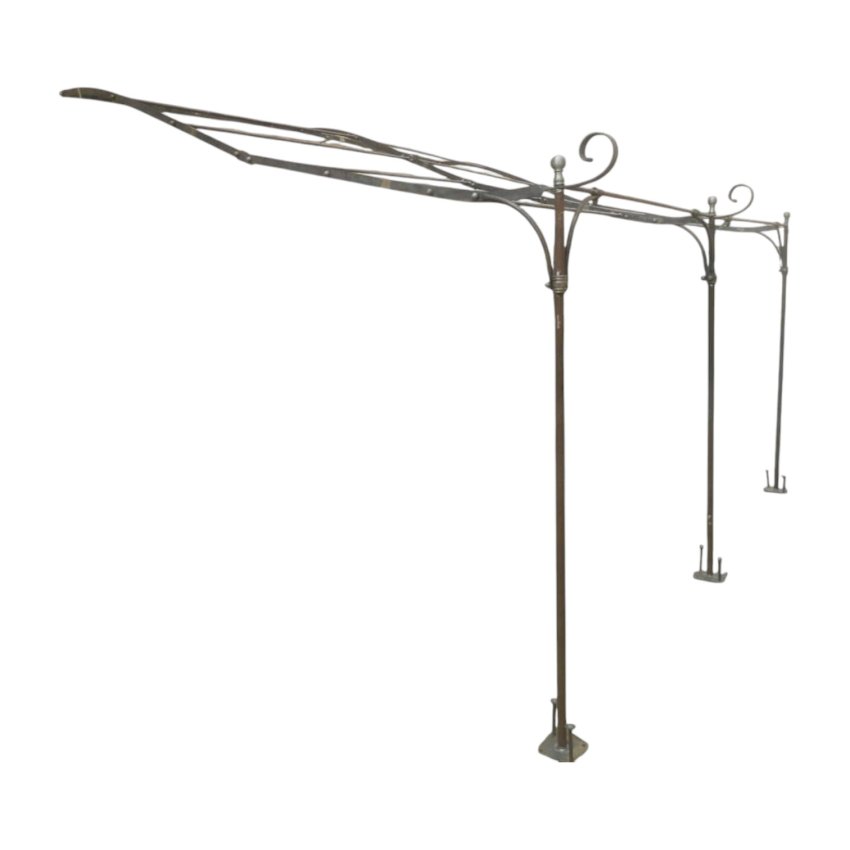 Matériaux d'antan : TREILLE PROVENCALE FER (DEMI PERGOLA) H250
