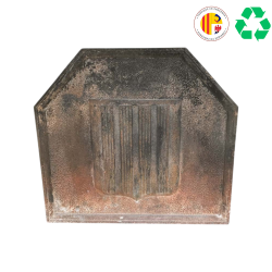 Matériaux d'Antan : PLAQUE DE CHEMINEE BLASON H50