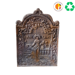 Matériaux d'Antan : PLAQUE CHEMINÉE DAME H45