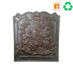 Matériaux d'Antan : PLAQUE DE CHEMINEE JESUS H71