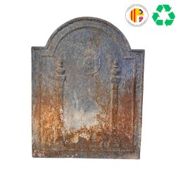 Matériaux d'Antan : PLAQUE CHEMINEE FONTE H56