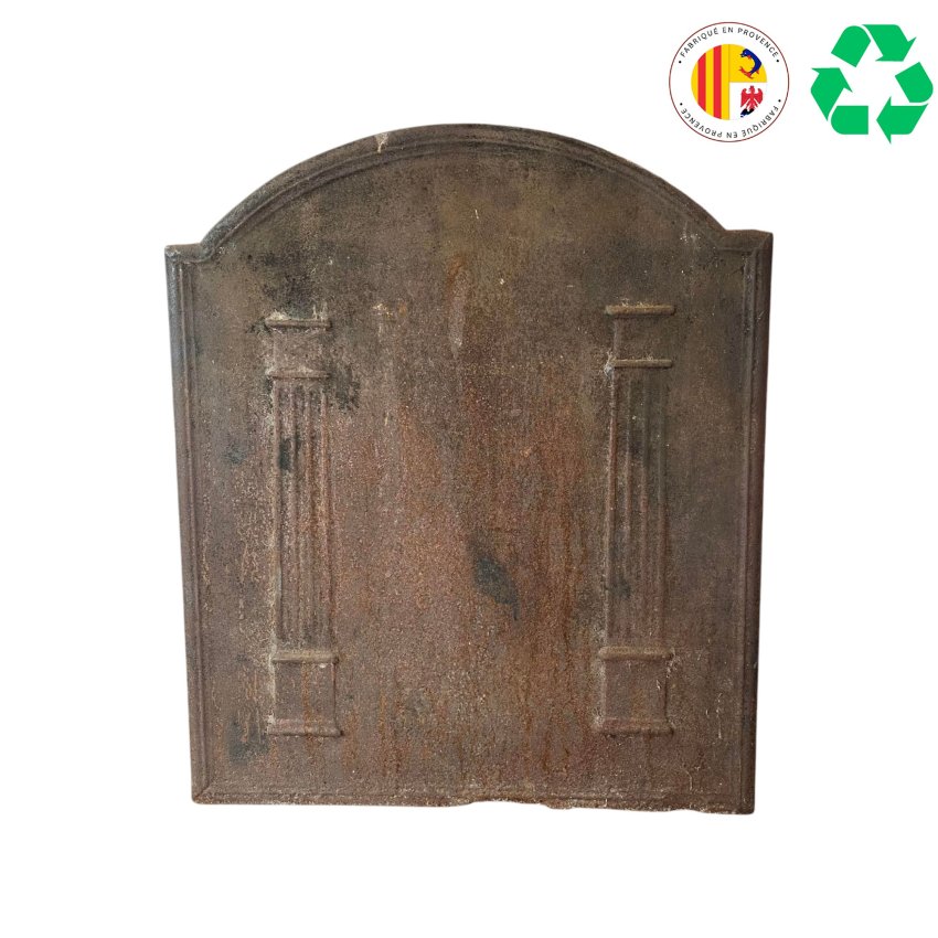 Matériaux d'Antan : PLAQUE DE CHEMINEE FONTE H53