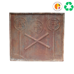 Matériaux d'Antan : PLAQUE DE CHEMINEE FONTE H86