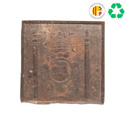 Matériaux d'Antan : PLAQUE DE CHEMINEE EN FONTE H86