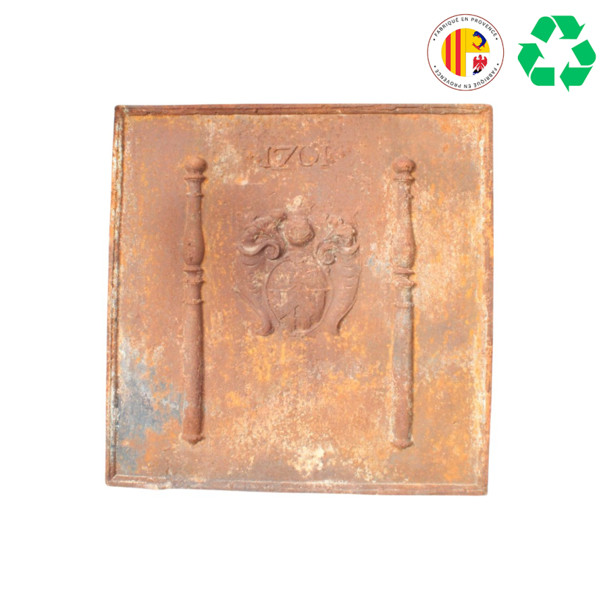 Matériaux d'Antan : PLAQUE DE CHEMINEE H97