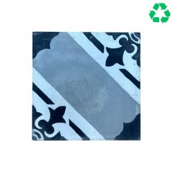 Matériaux d'Antan : LOT DE CARREAUX EN CIMENT A MOTIF(2,30M2)